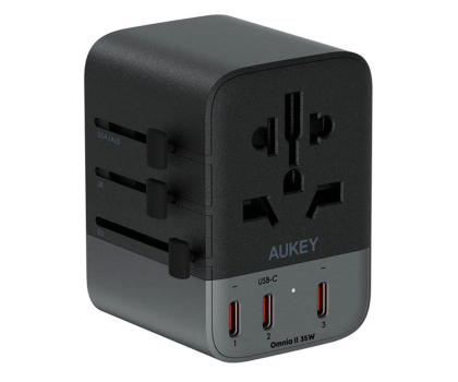 Ładowarka do smartfonów Aukey Ładowarka turystyczna Travel Mate GaN 35W USB